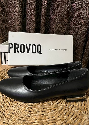 Provoq Siyah Kadın  Babet - Görsel 2