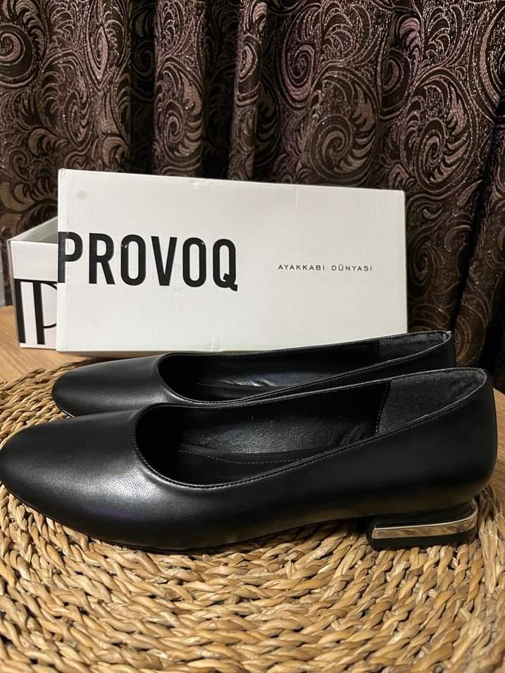 Provoq Siyah Kadın  Babet - Görsel 2