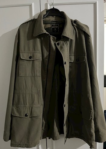 Koton Haki Keten Ceket - Görsel 2