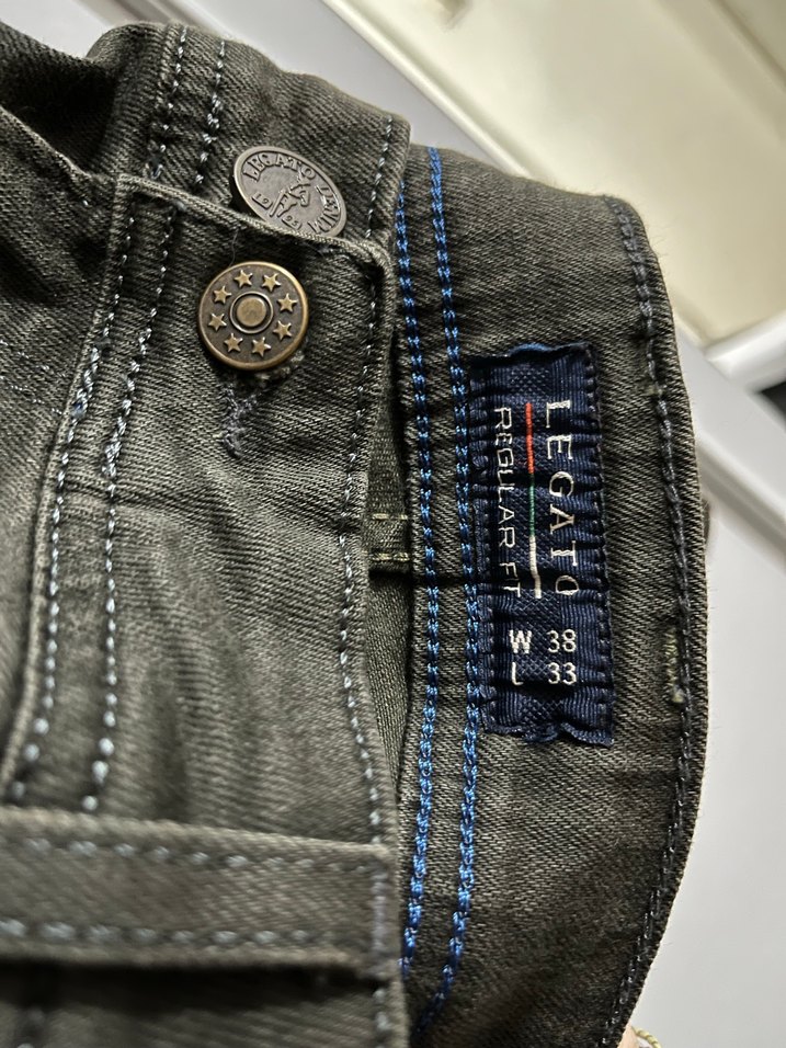 Legato Markası Koyu Haki Erkek Pantolon - Görsel 3