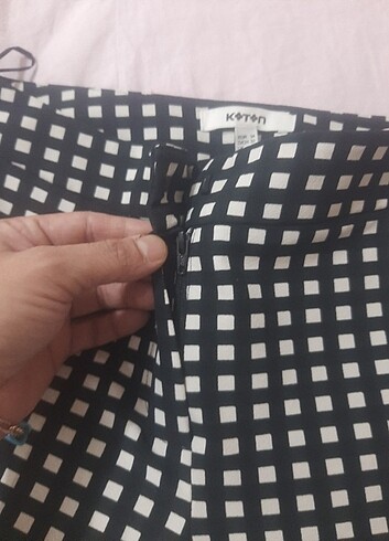 Koton Sıfır 34 beden siyah kumas pantolon