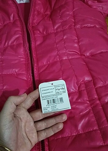 LC Waikiki Fuşya çocuk mont