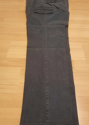 Diğer Gri Regular Fit Denim Erkek Pantolon