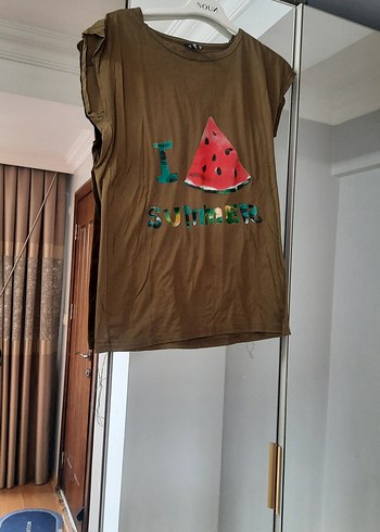 Diğer Desenli Kısa Kollu Hamile Tişört