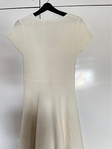 Zara örme mini skater elbise - Görsel 7