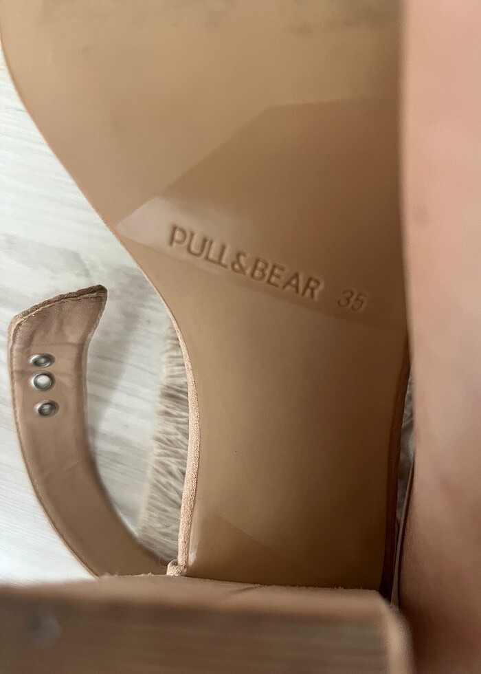 Pull and bear topuklu ayakkabı - Görsel 4