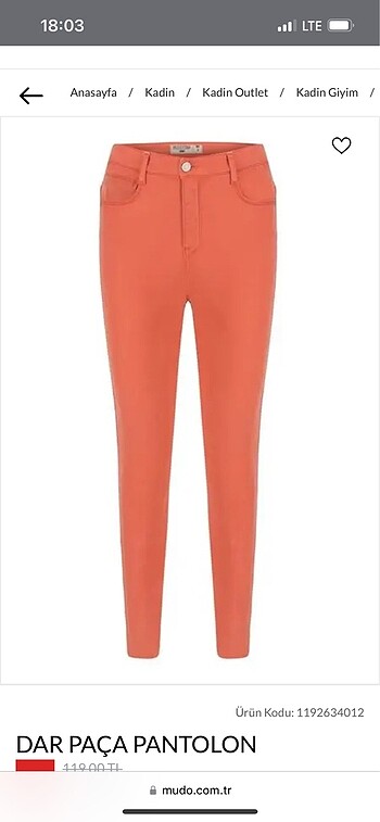 Mudo dar paça pantolon - Görsel 6