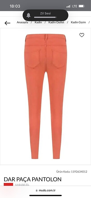 Mudo dar paça pantolon - Görsel 7