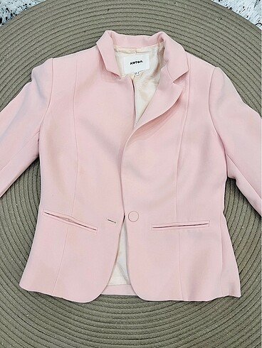 Koton pembe blazer ceket - Görsel 7