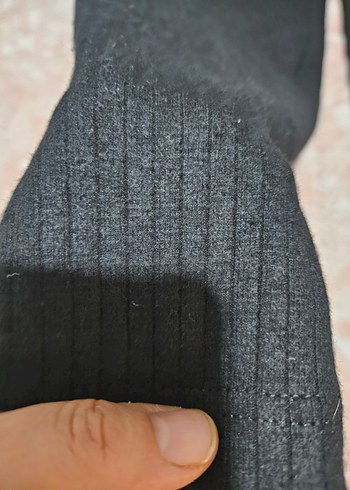 Kadın Siyah Pilili Kumaş Pantolon - Görsel 2