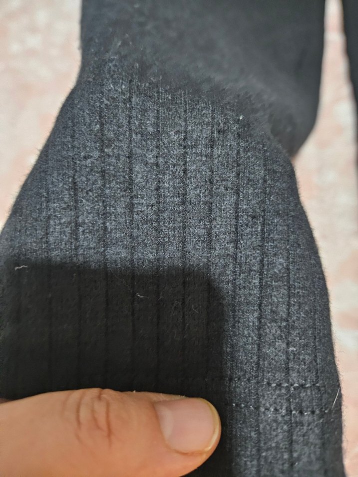 Kadın Siyah Pilili Kumaş Pantolon - Görsel 2