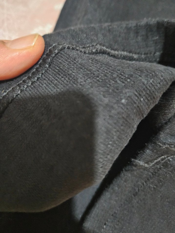 Kadın Siyah Pilili Kumaş Pantolon - Görsel 3