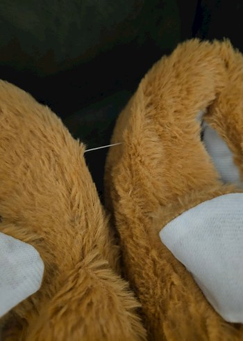 Kahverengi Peluş Erkek Çocuk Terlikleri - Görsel 4