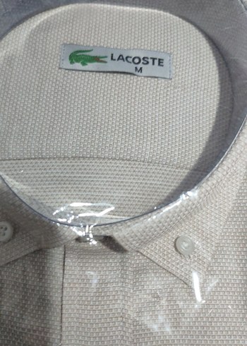 Lacoste Lacoste Krem Erkek Uzun Kollu Gömlek