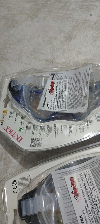 Deniz gözlüğü sıfır ürün kutusunda intex marka - Görsel 8