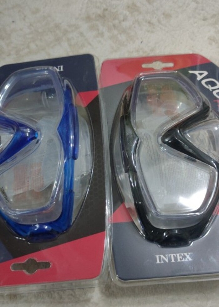 Deniz gözlüğü sıfır ürün kutusunda intex marka - Görsel 5