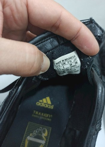 Siyah Adidas Erkek Futbol Ayakkabısı - Görsel 8