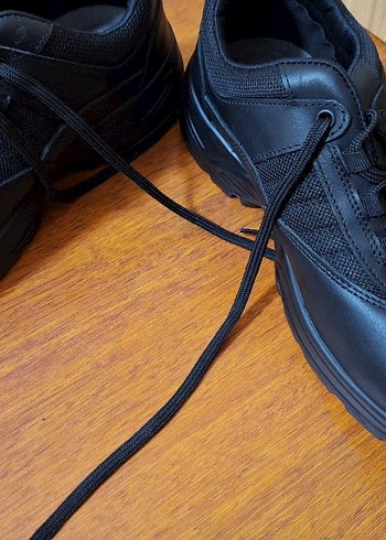 Siyah Minimalist Erkek Ayakkabı - Görsel 7