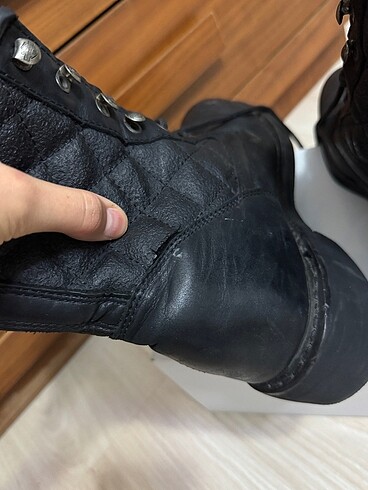 39 Beden siyah Renk Harley Davidson Kadın Bot
