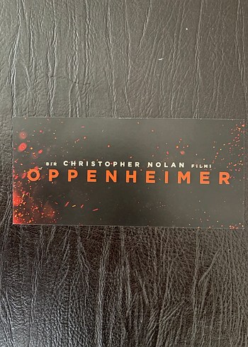 Oppenheimer Paribu Cineverse Hatıra Bileti - Görsel 2
