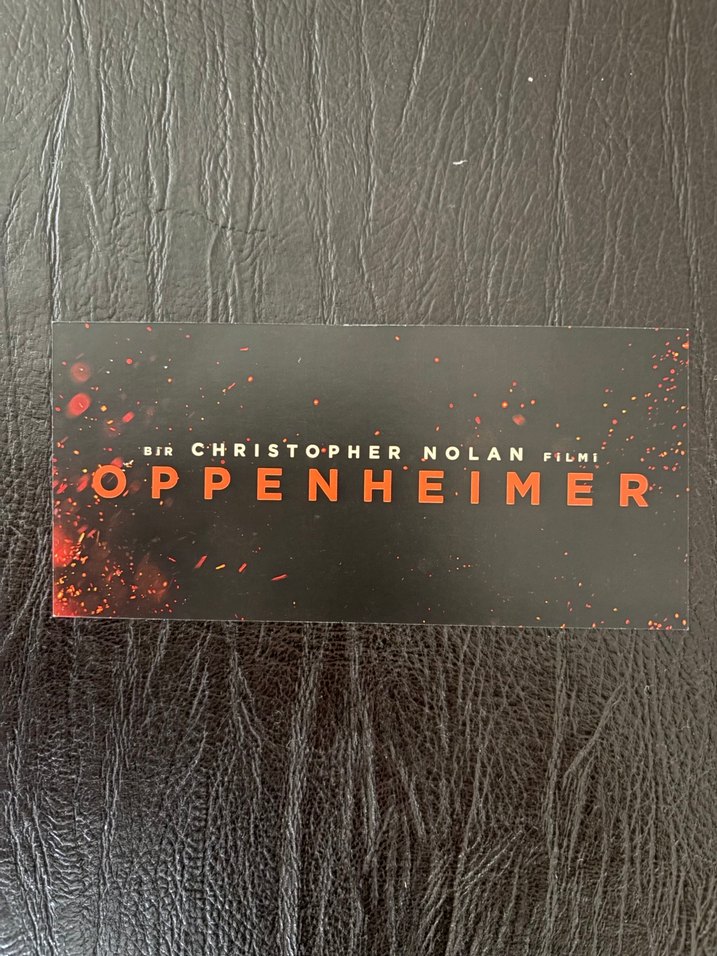 Oppenheimer Paribu Cineverse Hatıra Bileti - Görsel 2