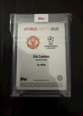 Topps Project 22 Eric Cantona Kartı - Görsel 2