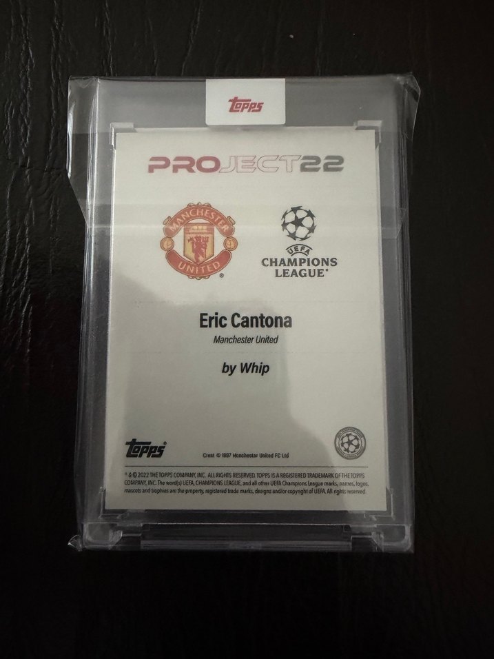 Topps Project 22 Eric Cantona Kartı - Görsel 2
