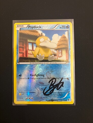 Pokemon Psyduck Birtanem Candaner İmzalı