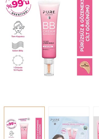 Pure Beauty BB Krem 02 Natural