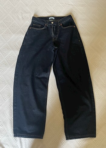 Lacivert Kadın Kot Pantolon - Görsel 2