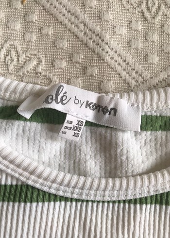 Çizgili Beyaz  Atlet - Görsel 2