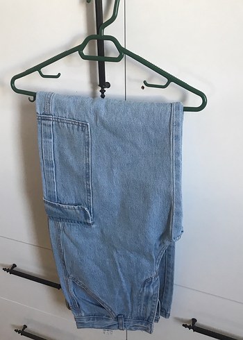 Kadın Geniş Kesim  Kot Pantolon - Görsel 4