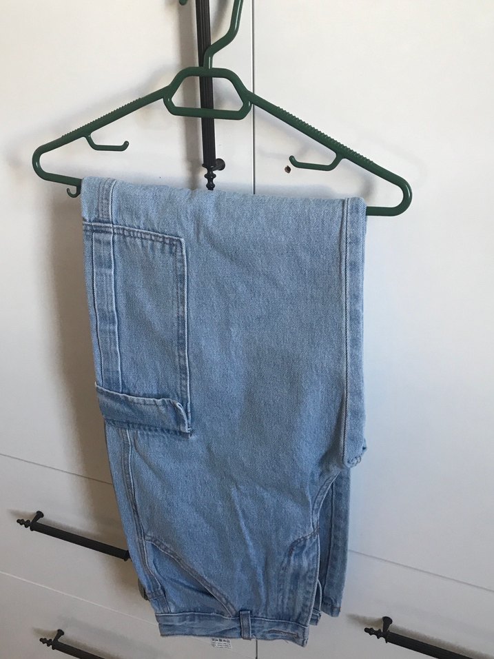 Kadın Geniş Kesim  Kot Pantolon - Görsel 4