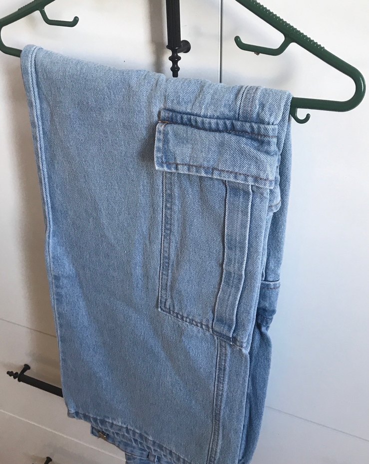 Kadın Geniş Kesim  Kot Pantolon - Görsel 5