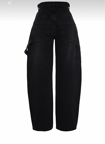 34 Beden TRENDYOLMİLLA siyah baggy jean