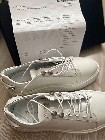 42 Beden tamer tanca erkek sneaker