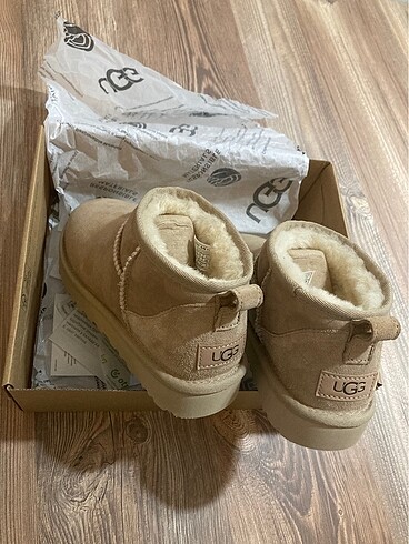 38 Beden camel Renk ugg ultra mini kadın bot