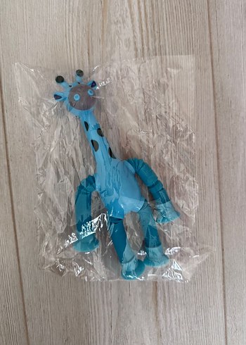 Renkli Zürafa Şekilli Esnek Vantuzlu Oyuncak - Görsel 2