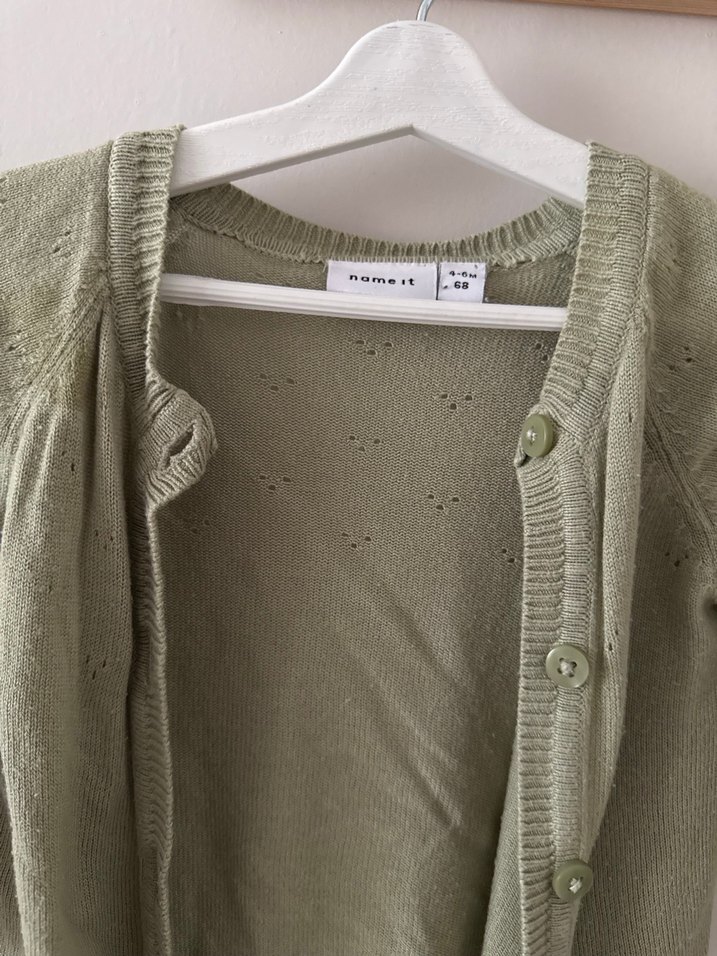 Kız Bebek Triko Hırka - Görsel 2