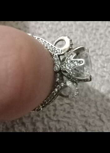 Gümüş Swarovski taşlı 