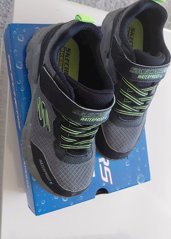 Skechers Gri Skechers Erkek Çocuk Spor Ayakkabı Velcro
