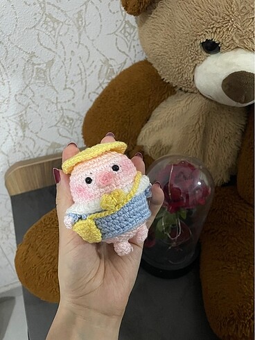 Amigurumi şirin domuz