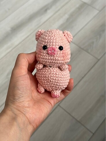 Amigurumi şirin domuz