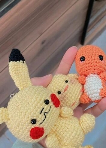  Beden Renk Amigurumi Pikachu 