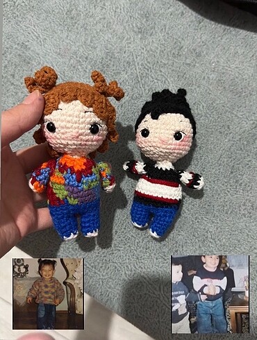  Amigurumi kişiye özel bebekler