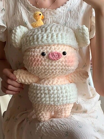 Amigurumi şirin domuzcuk