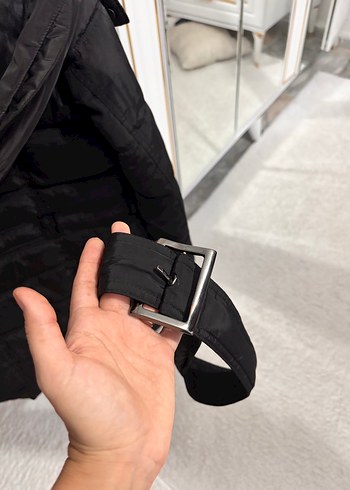 Koton Kürklü kapüşonlu - midi mont - Görsel 6