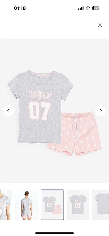s Beden Şortlu pijama takımı