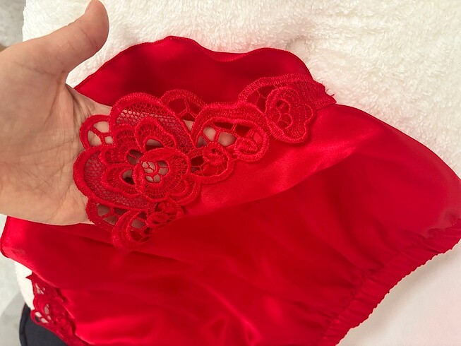 Şortlu gecelik takımı - Görsel 7