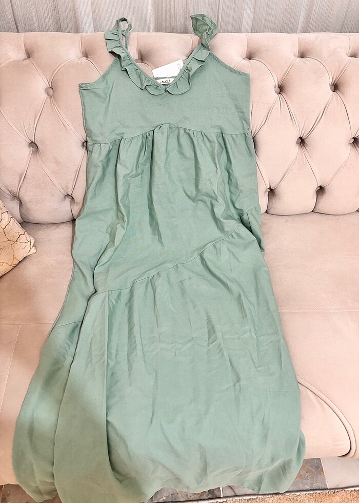 Yazlık uzun elbise - Görsel 3